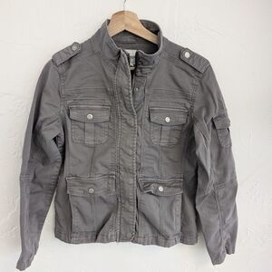 Kensie Gray Utility Jacket